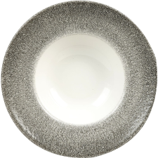 Churchill »Raku« »Quartz Black« mély tányér, perem, átmérő: 240 mm tányér és evőeszköz
