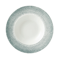 Churchill »Raku« »Topaz Blue« mély tányér, sáv, ø: 240 mm tányér és evőeszköz