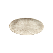 Churchill »Stone« »Agate grey« lapos, ovális tányér, hossza: 347 mm tányér és evőeszköz
