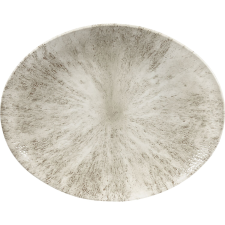 Churchill »Stone« »Agate grey« lapos tányér, coup, hossza: 317 mm tányér és evőeszköz