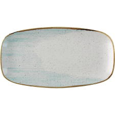 Churchill »Stonecast« »Accents Duck Egg Blue« lapos tányér, hossza: 355 mm tányér és evőeszköz