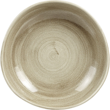 Churchill »Stonecast« »Antique Taupe« mély tányér, organikus, ø: 253 mm tányér és evőeszköz