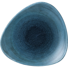 Churchill »Stonecast« »Aqueous Lagoon« lapos tányér, háromszög, Ø: 229 mm tányér és evőeszköz