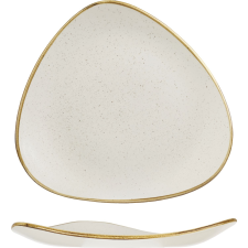 Churchill »Stonecast« »Barley White« lapos tányér, háromszög, ø: 265 mm tányér és evőeszköz