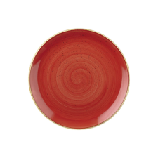 Churchill »Stonecast« »Berry Red« lapos tányér, coup, ø: 324 mm tányér és evőeszköz