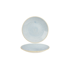 Churchill »Stonecast« »Duck Egg Blue« mély tányér, félmély, coup, Ø: 225 mm tányér és evőeszköz