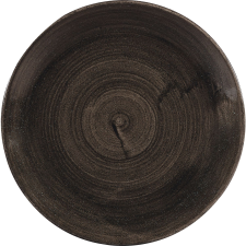 Churchill »Stonecast« »Iron Black« lapos tányér, coup, átmérő: 288 mm tányér és evőeszköz