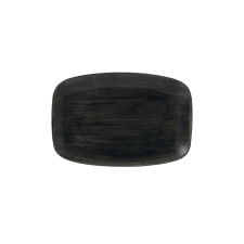 Churchill »Stonecast« »Iron Black« lapos tányér, hossza: 300 mm tányér és evőeszköz