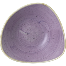 Churchill »Stonecast« »Lavender« mély tányér, háromszög, ø: 235 mm tányér és evőeszköz