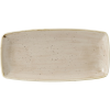 Churchill »Stonecast« »Mogyorókrém« lapos tányér, téglalap alakú, hossza: 345 mm