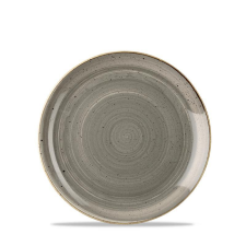 Churchill STONECAST PEPPERCORN GREY kerámia kisebb lapos tányér (zsemlés,vajas) 16,5cm 1db, SPGSEVP61 tányér és evőeszköz