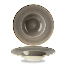 Churchill STONECAST PEPPERCORN GREY kerámia, széles peremes tányér 24cm,1db, SPGSVWBM1 tányér és evőeszköz