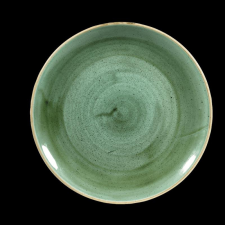 Churchill STONECAST SAMPHIRE GREEN kerámia lapos tányér 26 cm 1db, SSGSEV101 tányér és evőeszköz