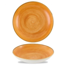 Churchill STONECAST TANGERINE kerámia mély tányér 24,8cm 1db, STGSEVB91 tányér és evőeszköz