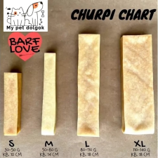  Churpi himalájai sajt rágócsont kutyáknak - XL jutalomfalat kutyáknak