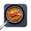 Ciarra Elektromos indukciós főzőlap, Ciarra, Donut Midnight Dream, 1 zónás, sötétkék