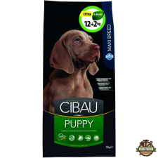 Cibau Puppy Maxi 12+2kg Promo kutyaeledel