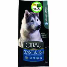 Cibau Sensitive Fish Medium/Maxi 12+2kg Promo kutyaeledel