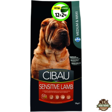 Cibau Sensitive Lamb Medium/Maxi 12+2kg Promo kutyaeledel