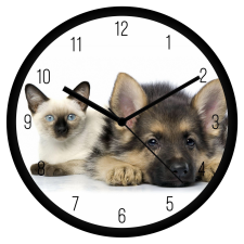  Cica és kutyus 1 falióra falióra