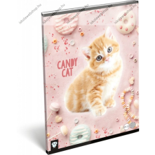  Cicás/Candy cat A4 kockás füzet füzet