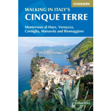 Cicerone Press Cinque Terre útikönyv, Italy&#039;s Cinque Terre Guide Walking in Italy&#039;s Cinque Terre Cicerone Press 2019 angol térkép