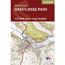 Cicerone Press Offa's Dyke Map Booklet Cicerone túrakalauz, útikönyv - angol egyéb könyv