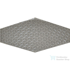 Cifre VIENA Graphite Decor 10x20 cm fali csempe dekorburkolat