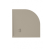 Cifre Zenon Angular Slate íves zuhanytálca 90x90 CREAM RAL1019