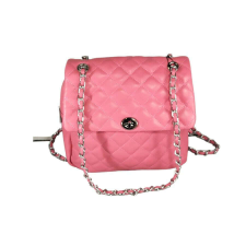 Ciklámen pink láncos kisméretű kézitáska oldaltáska LX2307 kézitáska és bőrönd