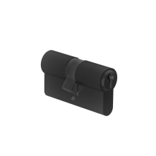 Cilinder hengerzárbetét 40/40mm, fekete zár és alkatrészei
