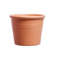 Cilindro agyagcserép terrakotta 28cm kerti tárolás