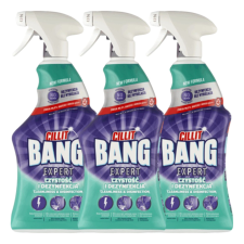 Cillit Bang Expert tisztító és klórmentes fertőtlenítő Spray, 3x750ml tisztító- és takarítószer, higiénia