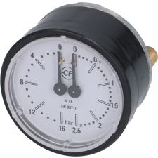 CIMBALI MANOMÉTER KAZÁN-SZIVATTYÚ ø 62 mm kisháztartási gépek kiegészítői