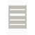 Cini Meleg vizes alumínium radiátor Elegant, EL 7/50, 945 × 530, fehér