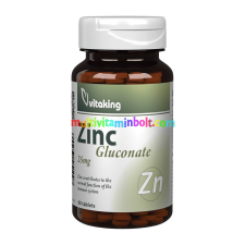  Cink Glükonát 25mg - 90 tabletta - Vitaking vitamin és táplálékkiegészítő