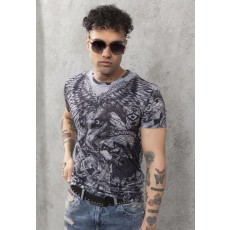 Cipo & Baxx CIPO&BAXX DIVATOS FÉRFI PÓLÓ CT781 BEIGE