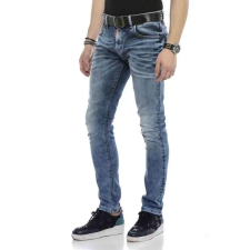 Cipo &amp; Baxx CIPO&amp;BAXX FÉRFI SLIM FIT FARMERNADRÁG CD621 BLUE férfi nadrág