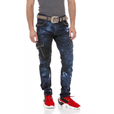 Cipo &amp; Baxx CIPO&amp;BAXX SLIM FIT FARMERNADRÁG CD677 BLUE férfi nadrág