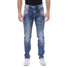 Cipo & Baxx CIPO&BAXX SLIM FIT FARMERNADRÁG CD695 BLUE