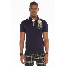 Cipo & Baxx DIVATOS FÉRFI PÓLÓ CT475 NAVY BLUE