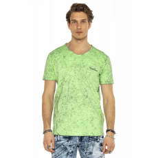 Cipo & Baxx DIVATOS FÉRFI PÓLÓ CT550 NEON GREEN