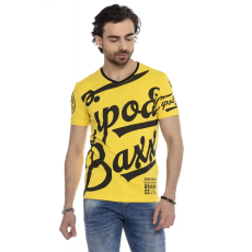 Cipo & Baxx DIVATOS FÉRFI PÓLÓ CT635 YELLOW