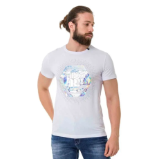Cipo & Baxx DIVATOS FÉRFI PÓLÓ CT720 WHITE