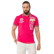 Cipo & Baxx DIVATOS FÉRFI PÓLÓ CT738 FUCHSIA