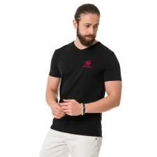 Cipo &amp; Baxx DIVATOS FÉRFI PÓLÓ CT740 BLACK férfi póló