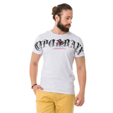 Cipo & Baxx DIVATOS FÉRFI PÓLÓ CT768 WHITE
