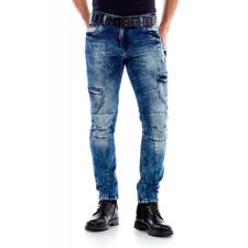 Cipo &amp; Baxx DIVATOS FÉRFI SLIM FIT FARMER CD478 BLUE férfi nadrág