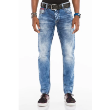 Cipo &amp; Baxx DIVATOS FÉRFI SLIM FIT FARMER CD520 BLUE férfi nadrág