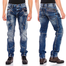  CIPO & BAXX férfi nadrág CD563 L:34 normál slim fit farmer, 34 Jeans